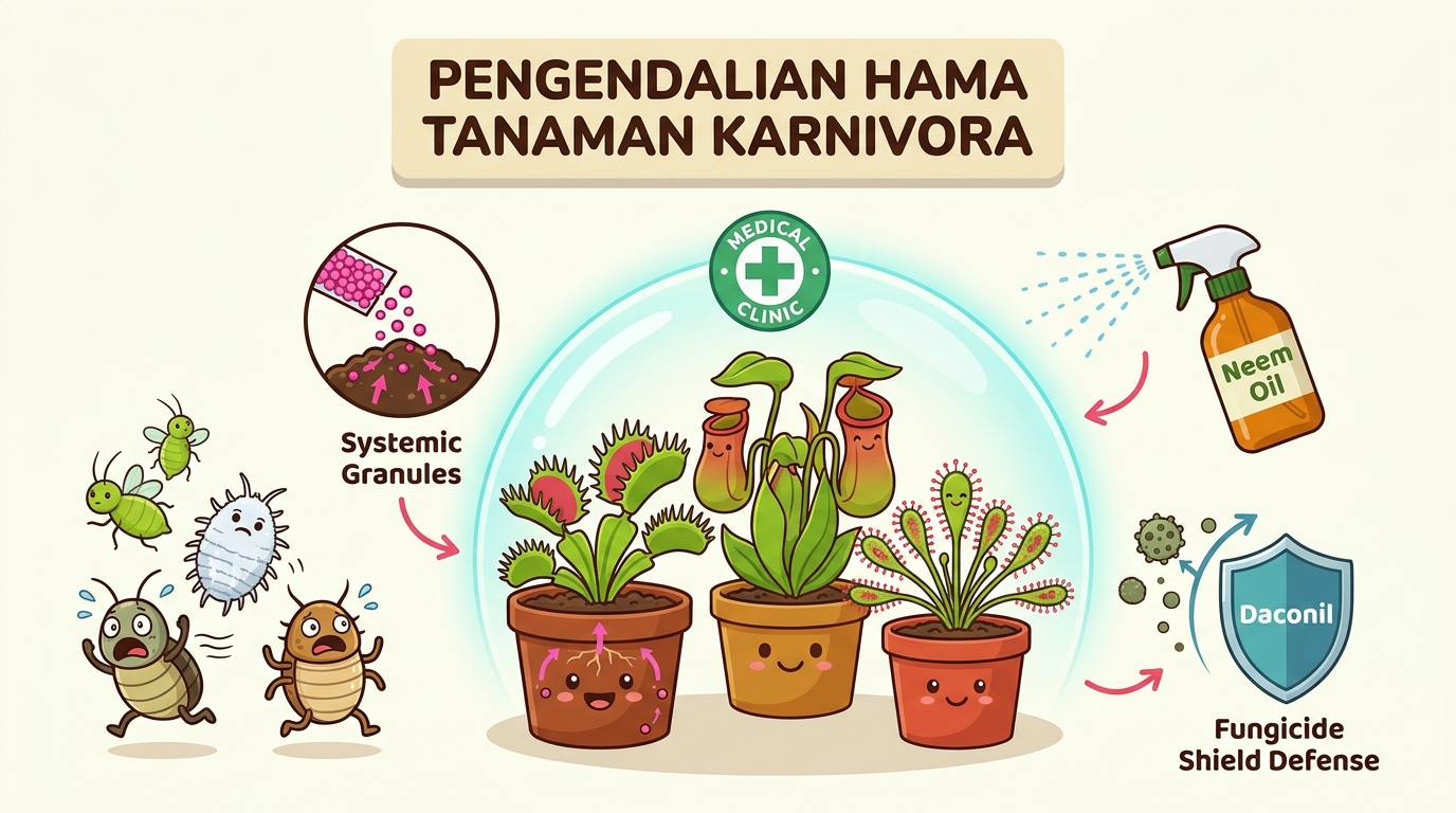 Protokol Pengendalian Hama & Jamur: Panduan Insektisida Sistemik Starkle G®, Daconil®, & Minyak Mimba
